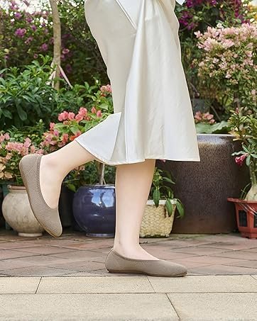 1772731623 991 Puxowe Females Dancing Residences Breathable Knit Trip Comfy Sphere Foot