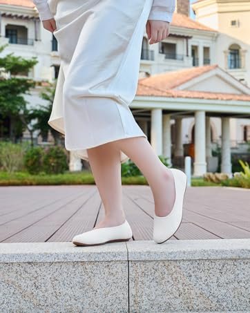 Puxowe Females Dancing Residences Breathable Knit Trip Comfy Sphere Foot