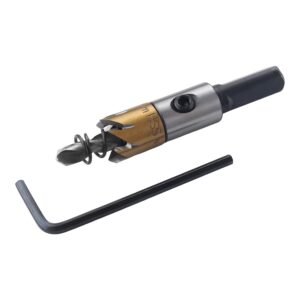 HSS Hole Saw 1/2" Drill Bit Opener Cutter Drilling Tool for Stainless Steel Aluminum Alloy Thin Iron Plastic Wood 1 Pcs