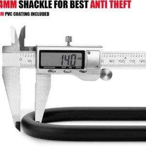 USHAKE Bike Combination U Lock, Heavy Duty Bike Combination U Lock Paddle Lock for Bicycle Electric Scooter Motorcycles Metal Fence Gate Anti Theft 14 USHAKE Bike Combination U Lock, Heavy Duty Bike Combination U Lock Paddle Lock for Bicycle Electric Scooter Motorcycles Metal Fence Gate Anti Theft - Image 6