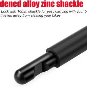 USHAKE Bike Combination U Lock, Heavy Duty Bike Combination U Lock Paddle Lock for Bicycle Electric Scooter Motorcycles Metal Fence Gate Anti Theft 16 USHAKE Bike Combination U Lock, Heavy Duty Bike Combination U Lock Paddle Lock for Bicycle Electric Scooter Motorcycles Metal Fence Gate Anti Theft - Image 8