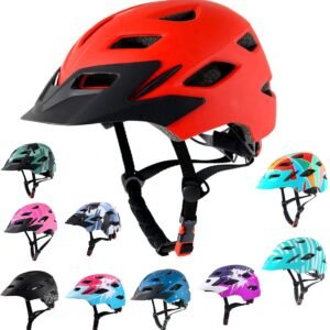 Kids Bike Helmet,Bavilk Kids Boys Girls Bike Helmets with LED Light Detachable Visor Children Youth Teen Multi-Sport for Skating Cycling Scooter Skateboard Adjustable & Lightweight 19.7"-22.4" 11 Kids Bike Helmet,Bavilk Kids Boys Girls Bike Helmets with LED Light Detachable Visor Children Youth Teen Multi-Sport for Skating Cycling Scooter Skateboard Adjustable & Lightweight 19.7"-22.4" - Image 2