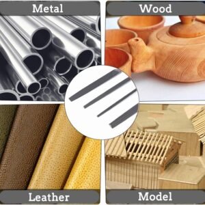 17Pcs File Tool Set with Carry Case,Premium Grade T12 Drop Forged Alloy Steel, Precision Flat/Triangle/Half-round/Round Large File and 12pcs Needle Files/1 brush 18 17Pcs File Tool Set with Carry Case,Premium Grade T12 Drop Forged Alloy Steel, Precision Flat/Triangle/Half-round/Round Large File and 12pcs Needle Files/1 brush - Image 9