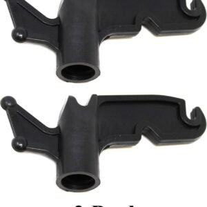 JSP Manufacturing Multi-Purpose Plastic Utility Hook Screw On Pole Attachment (Pole NOT Included) - Hang Christmas Lights, Bird feeders, Sting Lights, Ropes, Boat Lines (2, Black) 13 JSP Manufacturing Multi-Purpose Plastic Utility Hook Screw On Pole Attachment (Pole NOT Included) - Hang Christmas Lights, Bird feeders, Sting Lights, Ropes, Boat Lines (2, Black) - Image 3