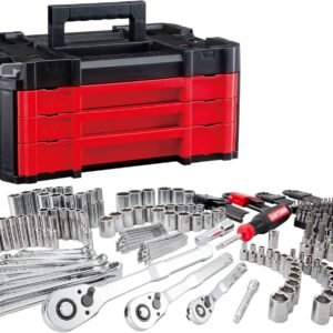 CRAFTSMAN Socket Set with Case VERSASTACK 230 Pcs Mechanics Tool Set, 1/4 in, 3/8 in, and 1/2 Drive, Standard and Deep Socket Set, Short and Long Arm Hex Keys (CMMT45306) - Image 2