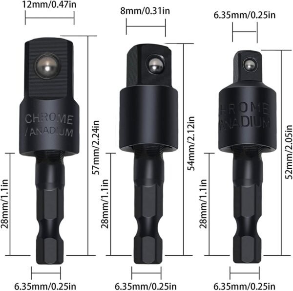 17Pcs Flexible Drill Bit Extension, Include 3Pcs Rotatable Socket Adapter 2Pcs Hex Shank 105° Right Angle Drill Attachment 10 Short Screwdriver Bits 90° Angled Bits and Bendable Extension 10 1759489760 61bRCc8Xs8L. AC SL1500