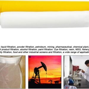 Silk Screen Printing Mesh, 100/110/120/140/160/180/200/250/300Mesh, White Yellow for Screen Printing Machine Equipment Accessories, Filter Painting, Polyester Fabric (140M/55T White) 17 Silk Screen Printing Mesh, 100/110/120/140/160/180/200/250/300Mesh, White Yellow for Screen Printing Machine Equipment Accessories, Filter Painting, Polyester Fabric (140M/55T White) - Image 7