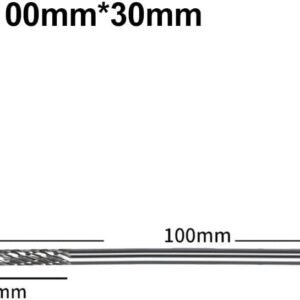 Long Shank Carbide Burrs 3mm 1/8" Rotary Tool For Metalwork Grinding Deburring Sculpting 38-100mm(3x100x30) 15 Long Shank Carbide Burrs 3mm 1/8" Rotary Tool For Metalwork Grinding Deburring Sculpting 38-100mm(3x100x30) - Image 7