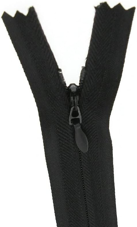 16 Inch Nylon Invisible Zipper, Close End Hidden Zipper for Sewing, Handmade, Clothes, Garment, Bags, Home Textile, Tailor Sewer Crafter's Special (25PCS, Black) YIGUANXIN 3 41emvPwJJHL. AC
