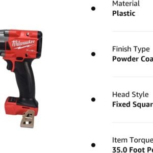 Milwaukee 2962-20 M18 18V Fuel 1/2" Mid-torque Impact Wrench with Friction Ring - Image 5