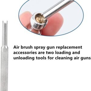 TDGBIH Air Brush Tools, 2 Pack Needle Packing Nut or Valve Screw Replacement Repair Tool Air Brush Spray Gun Replace Accessories for Double Action Air Brush Spray Gun 9 TDGBIH Air Brush Tools, 2 Pack Needle Packing Nut or Valve Screw Replacement Repair Tool Air Brush Spray Gun Replace Accessories for Double Action Air Brush Spray Gun - Image 3