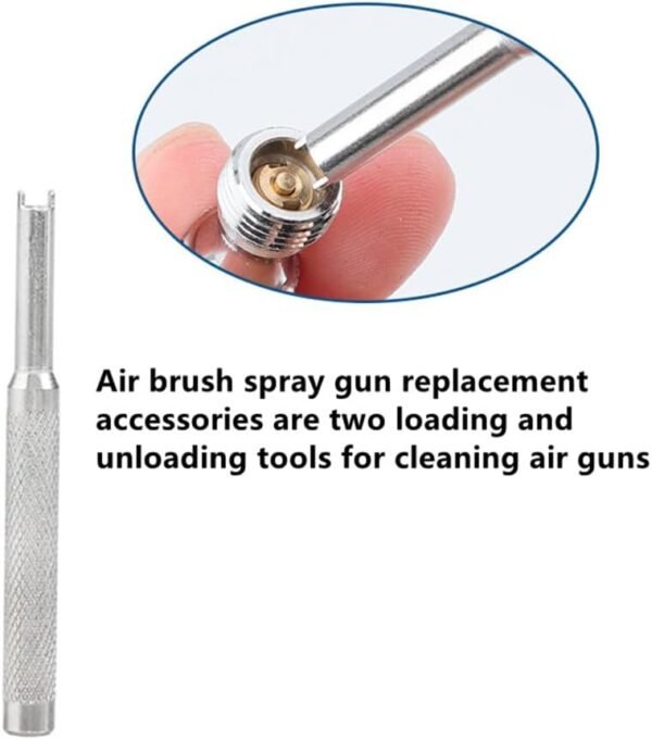 TDGBIH Air Brush Tools, 2 Pack Needle Packing Nut or Valve Screw Replacement Repair Tool Air Brush Spray Gun Replace Accessories for Double Action Air Brush Spray Gun 3 519luUwNEnL. AC SL1000
