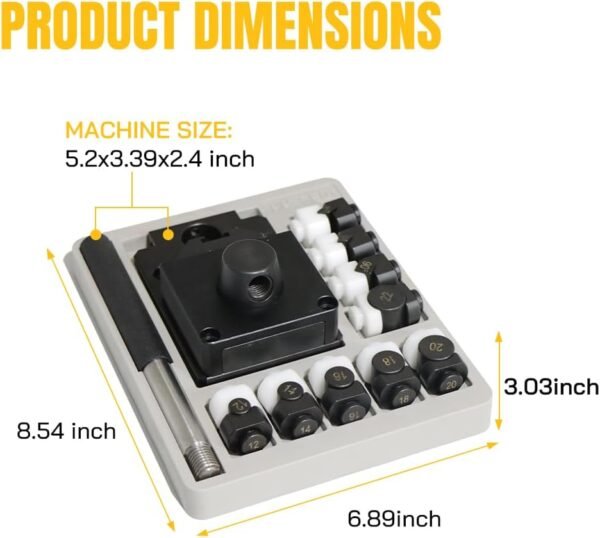 Katway Jewelry Ring Bending and Measuring Tool – Versatile Tool for Jewelry Making, Adjustable Jewelry Ring Sizer for DIY Craft and Metalwork,HH-SE01 6 51CHvG9HRtL. AC SL1000