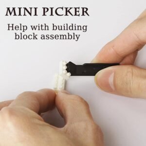 Micro Building Blocks Separator Tool,Kit Brick Tools Tech Mini Blocks Tool Set Including 1 Multi-Functional Hammer，1 Blocks Tweezers 5 Brick Separator Compatible with Lego - Image 4