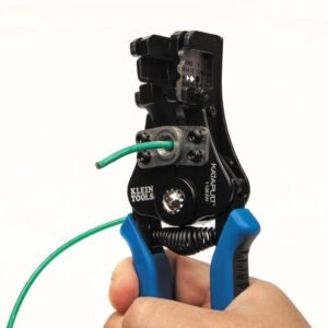 Klein Tools 11063W Wire Cutter / Stripper, Heavy Duty Automatic Tool for 8-20 AWG Solid and 10-22 AWG Stranded Electrical Wire - Image 6