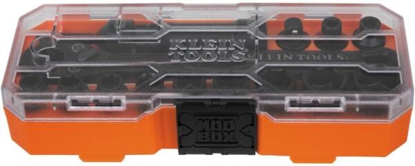 Klein Tools 65400 KNECT 15-Piece Pass Through Socket Set, SAE Impact Socket Set with MODbox Case, Sockets, Bits, Accessories and 3/8-Inch Drive Adapter 15 51j5i129FGL. AC SL1000