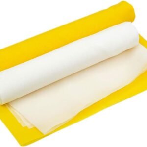 Silk Screen Printing Mesh, 100/110/120/140/160/180/200/250/300Mesh, White Yellow for Screen Printing Machine Equipment Accessories, Filter Painting, Polyester Fabric (180M/72T White) - Image 2