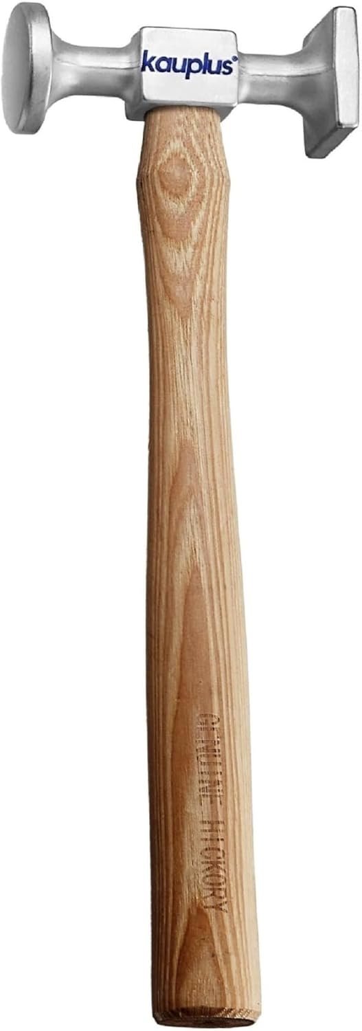 3PCS Aluminum Auto Body Dent Repair Set - Metal Work Dolly Tool Kit With Chisel, Shrinking, and Utility Pick Hammers 6 51obo0