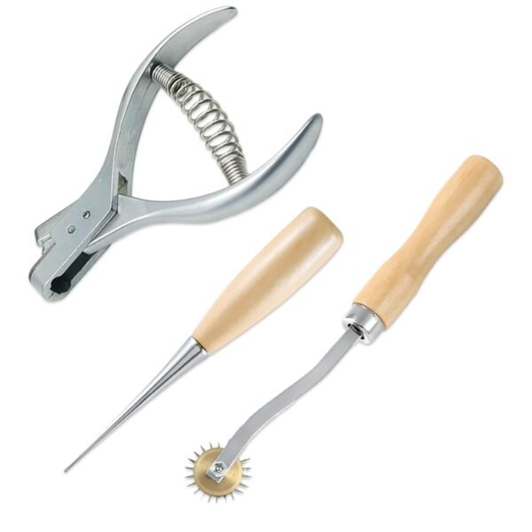 3 Pcs - Pattern NOTCHER 45N Professional Designer Punch 1/16" (W) X 5/16" (L) Pattern Stitch Wheels AWL 2 51pwpupWJIL. SL1500