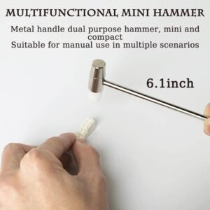 Micro Building Blocks Separator Tool,Kit Brick Tools Tech Mini Blocks Tool Set Including 1 Multi-Functional Hammer，1 Blocks Tweezers 5 Brick Separator Compatible with Lego - Image 3