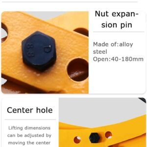 Lifting Clamps Vertical Stone Clamps for 350kg 40mm-180mm Marble Heavy Duty Stone Carrying Clamps Stone Lifting Clamps Heavy Duty Lifting Clamps【350kg】 12 Lifting Clamps Vertical Stone Clamps for 350kg 40mm-180mm Marble Heavy Duty Stone Carrying Clamps Stone Lifting Clamps Heavy Duty Lifting Clamps【350kg】 - Image 4