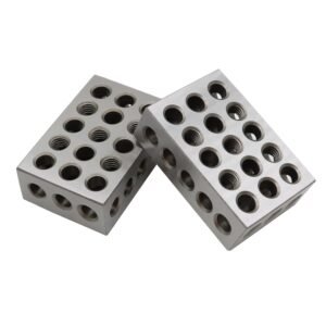 1-2-3 Blocks Set Matched Pair 23 Holes .0002" Squareness Hardened Steel Setup Blocks Ultra Precision Machinist 1"x2"x3" Blocks for Machinist Woodwork Metalwork (23 Holes) 13 1-2-3 Blocks Set Matched Pair 23 Holes .0002" Squareness Hardened Steel Setup Blocks Ultra Precision Machinist 1"x2"x3" Blocks for Machinist Woodwork Metalwork (23 Holes) - Image 6