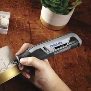 Dremel Lite 7760 N/10 4V Li-Ion Cordless Rotary Tool, Variable Speed Multi-Purpose Kit, USB Charging, Easy Accessory Changes - Perfect For Light-Duty DIY & Crafting, Sanding, Engraving and Polishing - Image 12