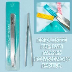 Micro Building Blocks Separator Tool,Kit Brick Tools Tech Mini Blocks Tool Set Including 1 Multi-Functional Hammer，1 Blocks Tweezers 5 Brick Separator Compatible with Lego - Image 5