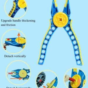 15PCS Remover Building Blocks Tool Kit - 3 PCS Brick Separator, Blocks Tool Suit, Multi-Functional Hammer, Red Gift Ribbon, Pliers, Tweezers, Finger Protectors with Iron-Box (Blue) 13 15PCS Remover Building Blocks Tool Kit - 3 PCS Brick Separator, Blocks Tool Suit, Multi-Functional Hammer, Red Gift Ribbon, Pliers, Tweezers, Finger Protectors with Iron-Box (Blue) - Image 3