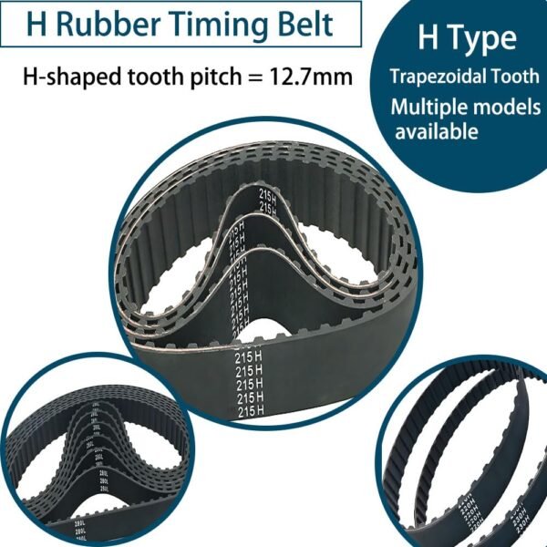 1-Pack 320H Rubber Timing Belt, 55mm Wide H-Type Synchronous Belt for Industrial Machinery, Automotive Engines, CNC Equipment, Printing and Textile Machinery Drive 3 617 V35vHrL. SL1000