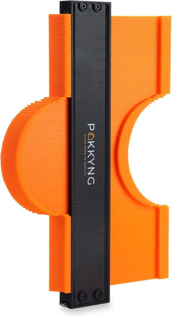Contour Gauge Tool With Lock (10 Inches) - Contour Ruler Marking Tool - Super Gauge Shape and Outline Tool - Profile Gauge - Corner Measuring Tool for Odd Shapes - Woodworking Gifts for Men 8 617LO2u5iuL. AC SL1500