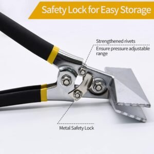 Hand Seamer, 6in Straight Jaw Sheet Metal Bender Tools, Sheet Metal Seamer Form Edge Seamer Seaming Plier with Ergonomic Handle, for Bending and Flattening Sheet Metal Hand Tool 13 Hand Seamer, 6in Straight Jaw Sheet Metal Bender Tools, Sheet Metal Seamer Form Edge Seamer Seaming Plier with Ergonomic Handle, for Bending and Flattening Sheet Metal Hand Tool - Image 5