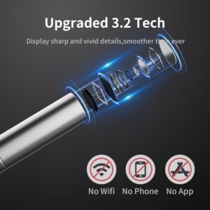 3.9mm Endoscope Camera with Light NIDAGE 1920P HD Industrial Borescope Inspection Camera with 4.3" IPS Screen, 5FT Semi-Rigid Cable, IP67 Waterproof Snake Cam for Car Engine Aircraft Mechanic Tools 12 3.9mm Endoscope Camera with Light NIDAGE 1920P HD Industrial Borescope Inspection Camera with 4.3" IPS Screen, 5FT Semi-Rigid Cable, IP67 Waterproof Snake Cam for Car Engine Aircraft Mechanic Tools - Image 4