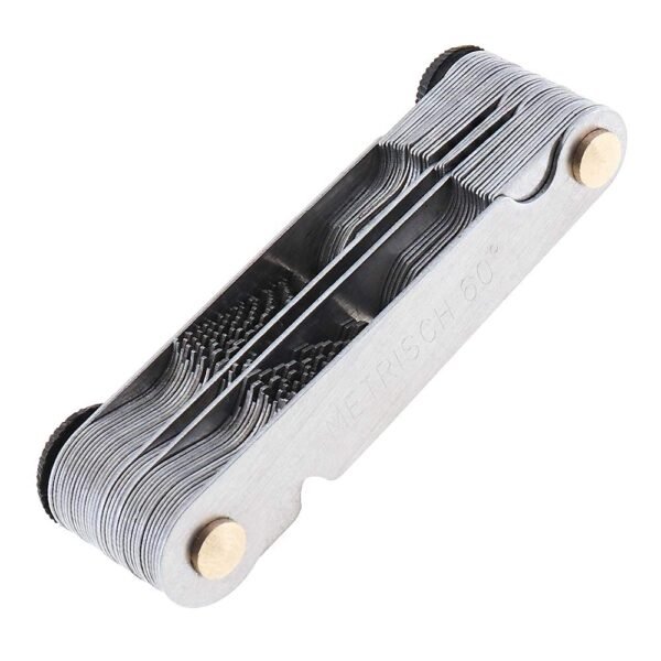 ChgImposs Metric & Imperial & US Screw Gauge SAE Whitworth 55 Degree & Metric 60 Degree & & US 60 Degree Thread Pitch Gauge for Industrial Measurement 10 61ENgUJiUGL. SL1000