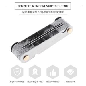 ChgImposs Metric & Imperial & US Screw Gauge SAE Whitworth 55 Degree & Metric 60 Degree & & US 60 Degree Thread Pitch Gauge for Industrial Measurement 18 ChgImposs Metric & Imperial & US Screw Gauge SAE Whitworth 55 Degree & Metric 60 Degree & & US 60 Degree Thread Pitch Gauge for Industrial Measurement - Image 8