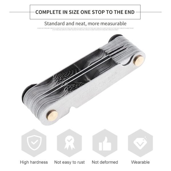 ChgImposs Metric & Imperial & US Screw Gauge SAE Whitworth 55 Degree & Metric 60 Degree & & US 60 Degree Thread Pitch Gauge for Industrial Measurement 8 61F8ye21e8L. SL1000