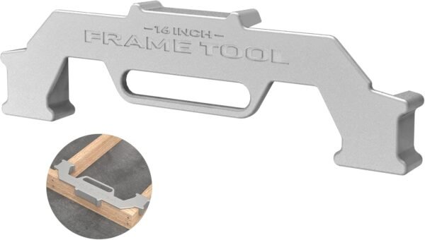 Framing Tools,16 Inch On-Center Stud Layout Tool,100% Cast Aluminum Framing Spacing Tool,Premium Wall Stud Framing Tool,Precision Measurement Jig Tool For Framing Wall 2 61L5DJyWvqL. AC SL1500