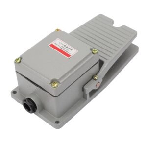 Heavy Duty Foot Switch, LT3 Foot Switch, Nonslip Aluminum Foot Pedal Switch Shell Momentary Pedal Silver Contacts for Medical Instrument, Textile Equipment - Image 2