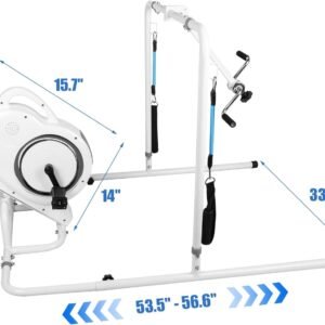Bed Exercise Equipment for Elderly - Bed Bike with Electric Pedal Exerciser for Seniors & Limited Mobility: Auto Leg Exercise, Improves Circulation & Mobility, Arm & Leg Workout - Image 6