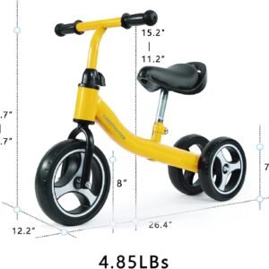 Baby Balance Bike, 1 2 3 Year Old Gifts, Ride on Toys for 1 Year Old, Best First Birthday Gift, Toddler Bike with 3 Wheels no Pedal 11 Baby Balance Bike, 1 2 3 Year Old Gifts, Ride on Toys for 1 Year Old, Best First Birthday Gift, Toddler Bike with 3 Wheels no Pedal - Image 4