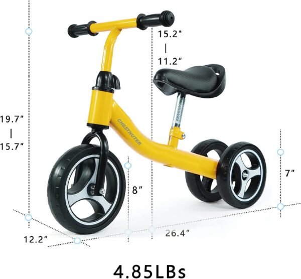 Baby Balance Bike, 1 2 3 Year Old Gifts, Ride on Toys for 1 Year Old, Best First Birthday Gift, Toddler Bike with 3 Wheels no Pedal 4 61XfOxqTBeL. AC SL1500