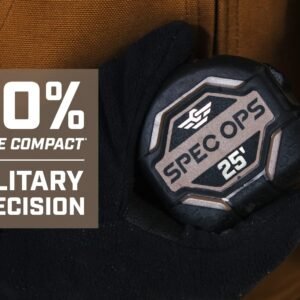 Spec Ops Tools 16-Foot & 25-Foot Tape Measure Tool Set, 1 1/4" Double-Sided Blade, Military-Grade Composite Case, 3% Donated to Veterans - Image 3