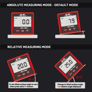 S&F STEAD & FAST Digital Angle Finder Gauge Magnetic Protractor Inclinometer Table Saw Angle Gauge Level Cube with Magnetic Base for Woodworking, Carpentry, Construction - Image 7