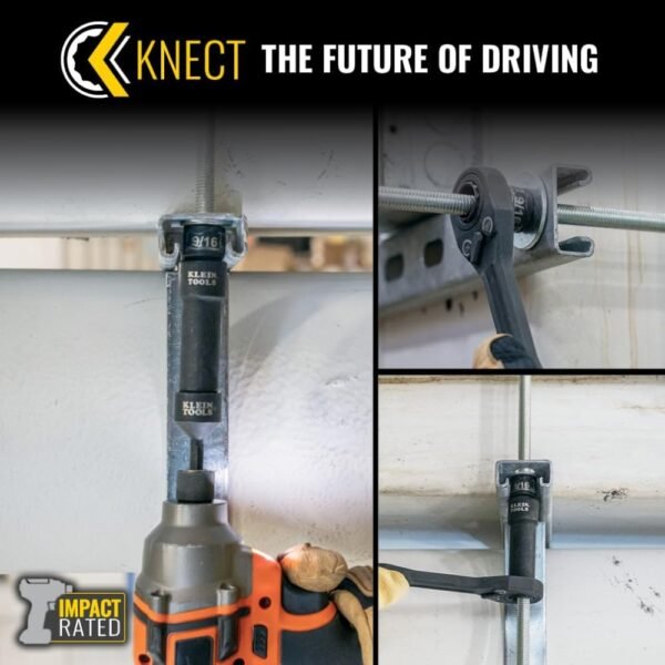 Klein Tools 65400 KNECT 15-Piece Pass Through Socket Set, SAE Impact Socket Set with MODbox Case, Sockets, Bits, Accessories and 3/8-Inch Drive Adapter 5 61f RqVorpL. AC SL1000