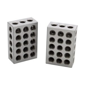 1-2-3 Blocks Set Matched Pair 23 Holes .0002" Squareness Hardened Steel Setup Blocks Ultra Precision Machinist 1"x2"x3" Blocks for Machinist Woodwork Metalwork (23 Holes) 11 1-2-3 Blocks Set Matched Pair 23 Holes .0002" Squareness Hardened Steel Setup Blocks Ultra Precision Machinist 1"x2"x3" Blocks for Machinist Woodwork Metalwork (23 Holes) - Image 4