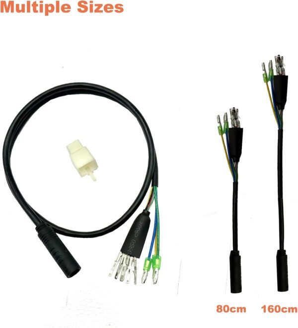 Hub Motor Convert Extension Cable 9 Pin, Waterproof Extension Cable,250W-750W Ebike Motor Conversion Line (80cm Female) 4 61hqnHPFWwL. AC SL1500