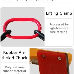 Lifting Clamps Vertical Stone Clamps for 350kg 40mm-180mm Marble Heavy Duty Stone Carrying Clamps Stone Lifting Clamps Heavy Duty Lifting Clamps【350kg】 11 Lifting Clamps Vertical Stone Clamps for 350kg 40mm-180mm Marble Heavy Duty Stone Carrying Clamps Stone Lifting Clamps Heavy Duty Lifting Clamps【350kg】 - Image 3