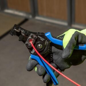 Klein Tools 11063W Wire Cutter / Stripper, Heavy Duty Automatic Tool for 8-20 AWG Solid and 10-22 AWG Stranded Electrical Wire - Image 8