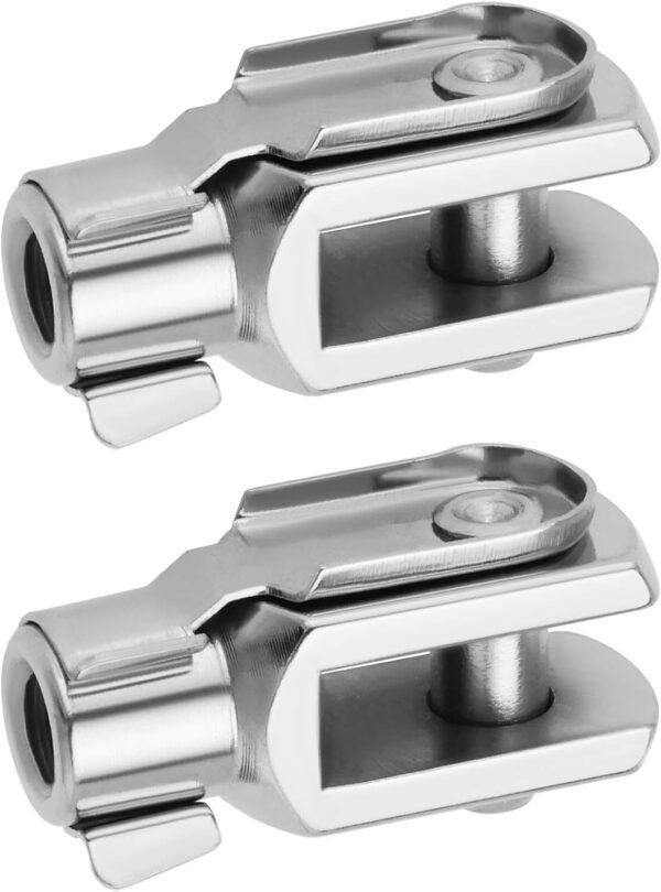 2Pcs M6x1 Thread 32mm Length Air Cylinder Rod Clevis End Clevis Fork End Yoke Joint with Spring Pin Steel Zinc Plated Y Connector for Electronic Automatic Equipment 2 61ju6Z9iOcL. AC SL1500