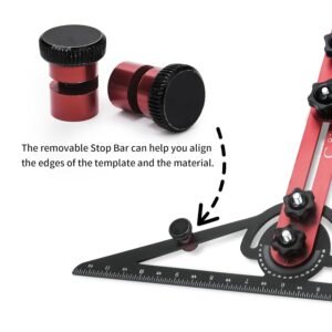 Stair Gauge & Layout Tool - Precision Stair Tread Jig for Measuring and Scribing | Multi-Purpose Carpentry Jig for Stairs, Bookshelves, Floating Shelves and Various DIY Projects (Red-Gray) 11 Stair Gauge & Layout Tool - Precision Stair Tread Jig for Measuring and Scribing | Multi-Purpose Carpentry Jig for Stairs, Bookshelves, Floating Shelves and Various DIY Projects (Red-Gray) - Image 4